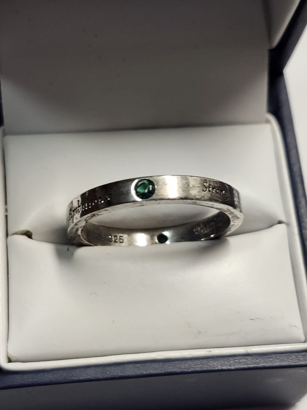 Sterling Silver Harry Potter Ring Clever Resourceful Ambitious Strong Slytherin